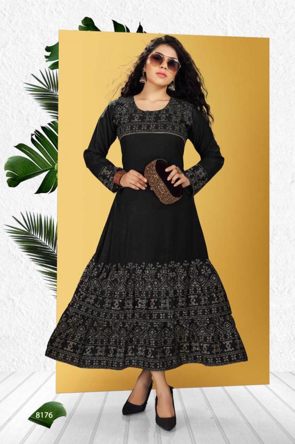 Riyaa Paridhi Rayon Ethnic Wear Anarkali Kurti Collection